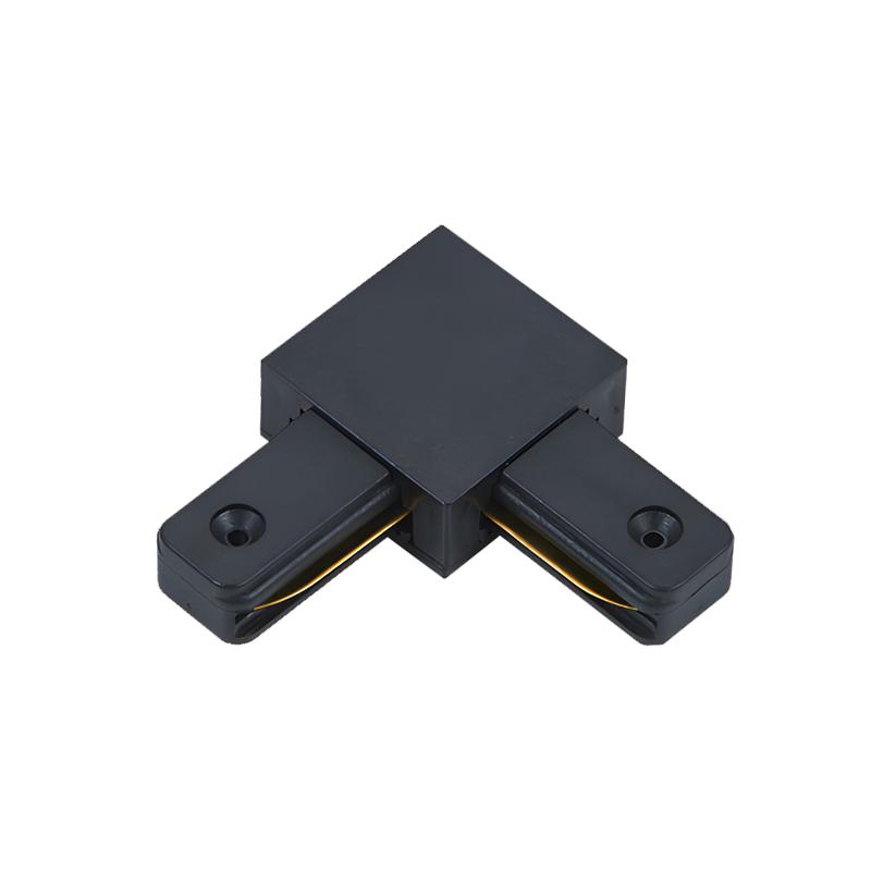 Коннектор L-образный LSB-BL для шинопровода SB черн. IN HOME 4690612060460