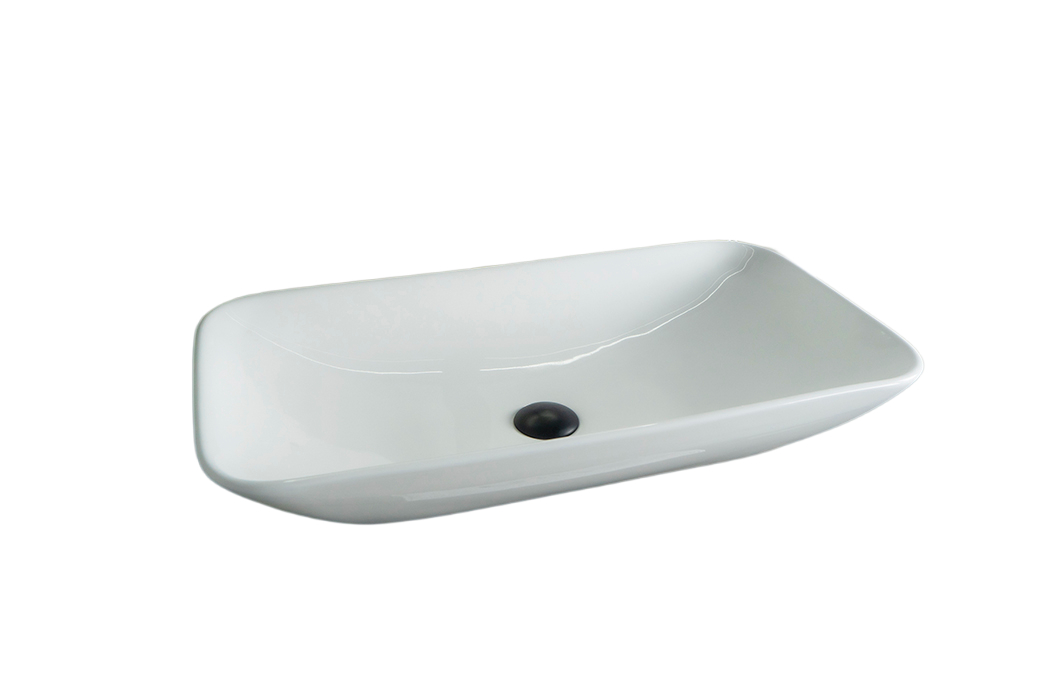 Раковина Gid N9122 51124 накладная белая 71x40x14