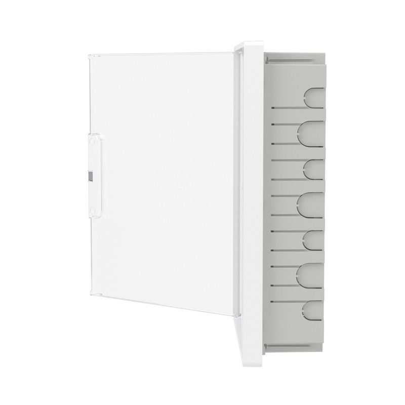 Щиток встраиваемый FRAME 24мод. для полых стен с прозр. дверцей с 4 шинами PEN (2шт на 8 отверст. и 2шт на 6 отверст.) бел. DKC F24B3WT