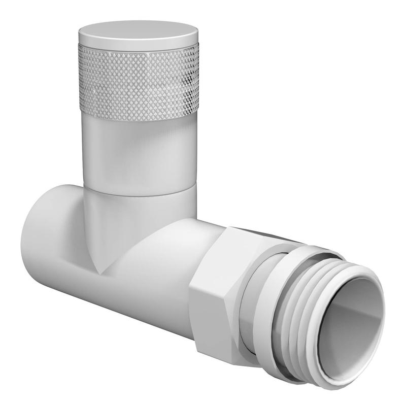 Набор дизайн-вентилей PIANO прямой 1/2дюйм бел. Royal Thermo НС-1422579