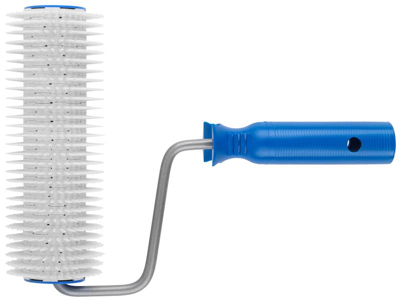 Валик игольчатый "мини" 200мм d72мм высота иглы 14мм пластик. КУРС 04151