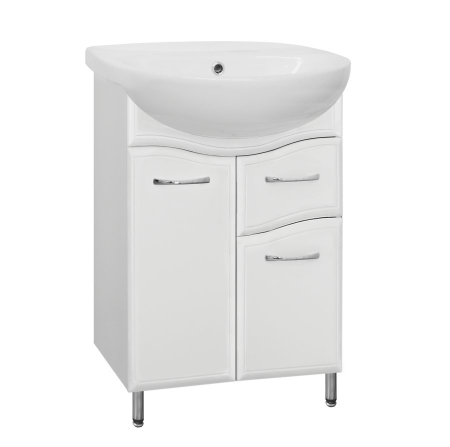 Тумба 11 (1 ящ.) под умывальник Антик 55, Волна