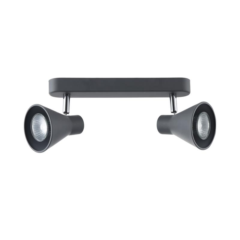 Светильник Claris 35Вт GU10х2 IP20 спот Freya FR4308-CW-02-GR