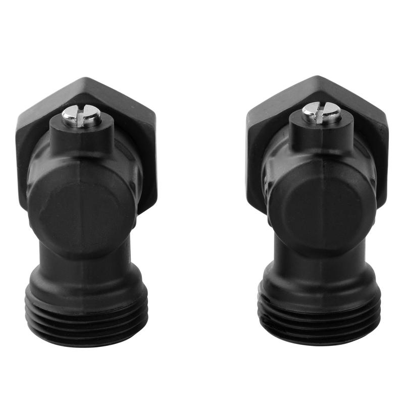 Набор нижнего подключения угловой раздельный 3/4х3/4ЕК черн. Royal Thermo НС-1559437