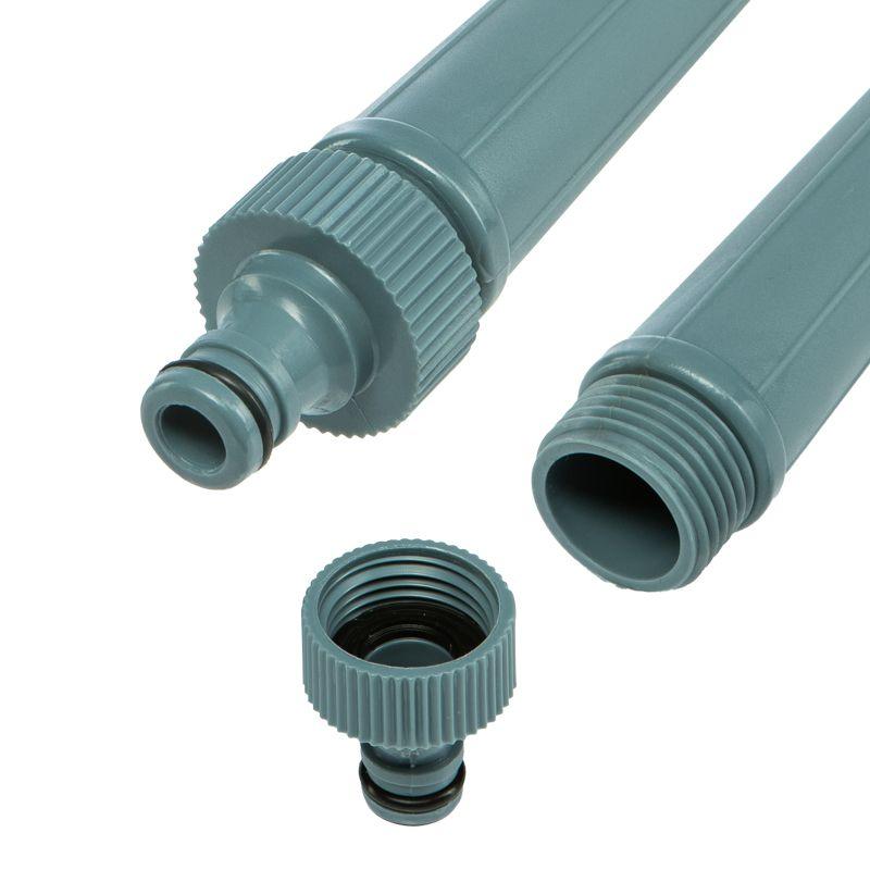 Набор для чистки поверхностей Профи (щетка; распылитель; коннекторы на шланг 1/2дюйм и 3/4дюйм; адаптер на кран) ЧЕТЫРЕ СЕЗОНА 62-0320-F