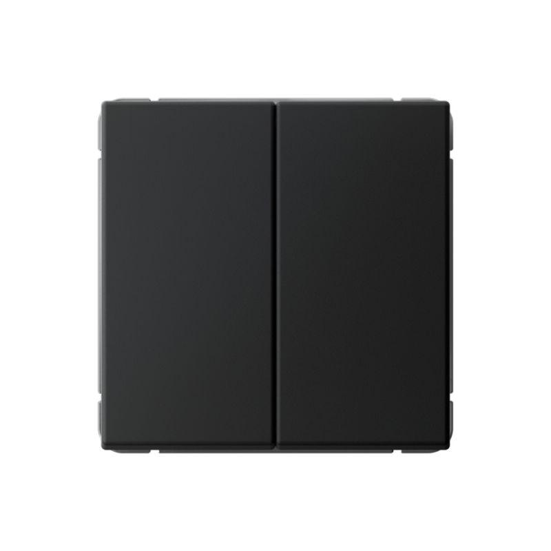 Выключатель кнопочный 2-кл. ArtGallery (сх. 2) 10А механизм карбон SE GAL001017