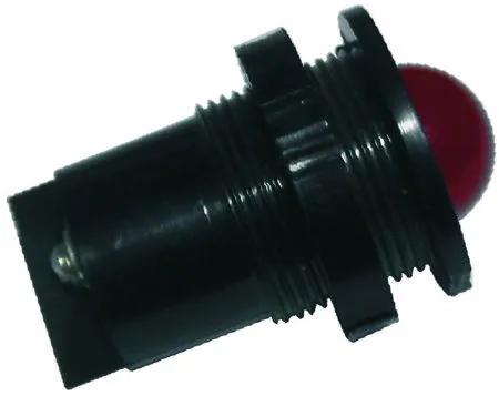 Лампа светодиодная СКЛ-11А-К-2-220-Ч 220В 50Гц/пост. черн. корпус диаметр посадочного отверстия 27мм УХЛ2.1 красн. Реле и Автоматика A8021-32100444