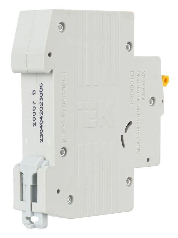 Выключатель автоматический модульный 1п B 6А 6кА ВА47-60M KARAT IEK MVA31-1-006-B