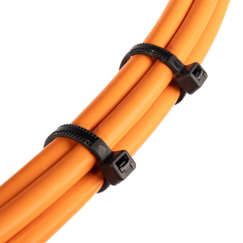 Хомут нейлоновый КСС MULTILOCK 5х250 черн. (уп.100шт) Fortisflex 102320