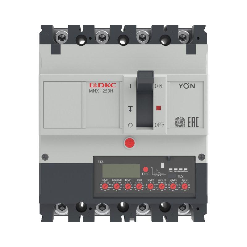 Выключатель автоматический 4P 250А 150кА pro MNX250H при AC415V расцепитель ETA YON MNX250H4PETA0250