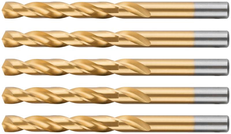 Сверло по металлу Profi с титановым покрытием 10х133мм (уп.5шт) Cutop 52-422