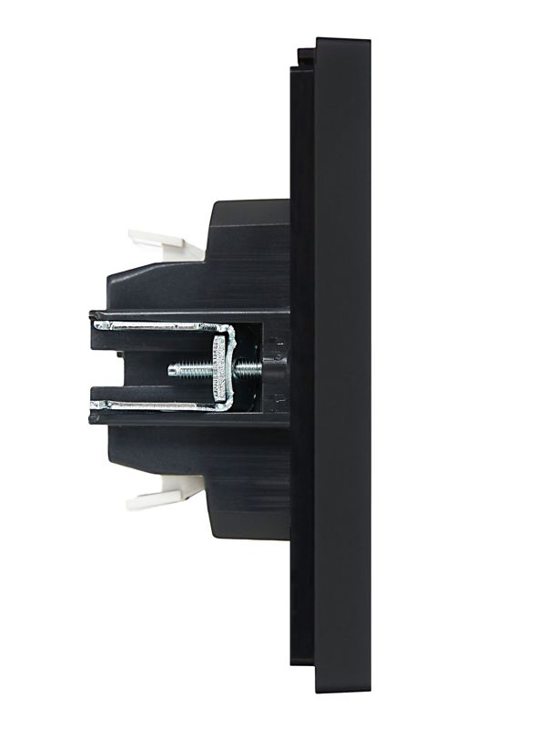 Выключатель проходной 2-кл. СП FORTE&PIANO 10А FP107 черн. IEK FP-V22-0-10-1-K02