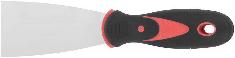 Шпатель 2дюйм (50мм) прорезиненная ручка нерж. сталь КУРС 06703