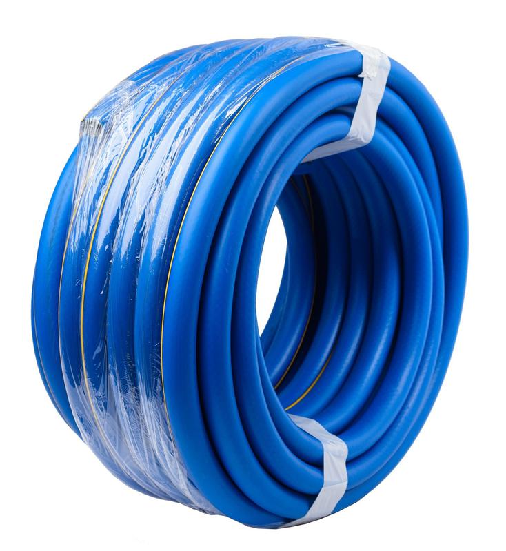 Шланг резиновый армированный 19х25-1.0-ВГ бухта 25м (син. с желт. полоской) ТЭП Вихрь 73/7/2/28