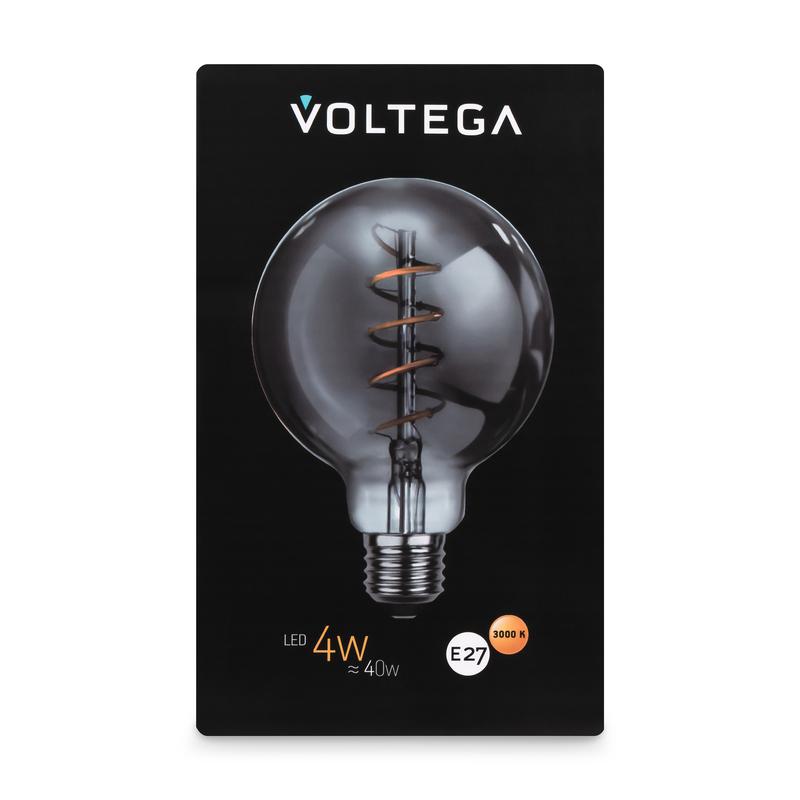 Лампа светодиодная Loft Led G95 4Вт 3000К E27 Voltega 8517
