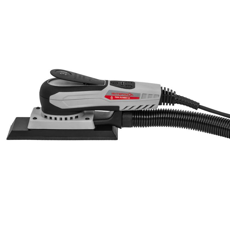 Машина шлифовальная плоская бесщеточная ПШМ-70/350ВЭ платформа 70х198мм 350Вт ИНТЕРСКОЛ 864.1.0.70