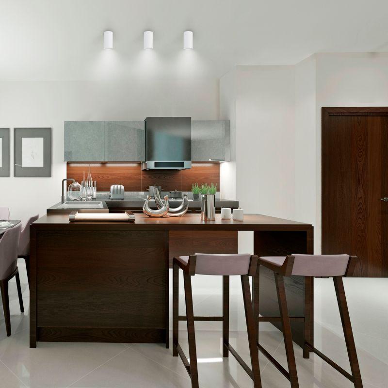 Светильник Basic накладной под лампу GU10 бел. GAUSS HD060