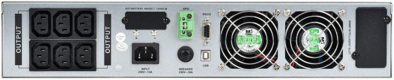 Источник бесперебойного питания ELECTRA OR 2кВ.А/2кВт LCD 72В DC без АКБ с регулир. ЗУ ITK EOR-0002KVA-1-L