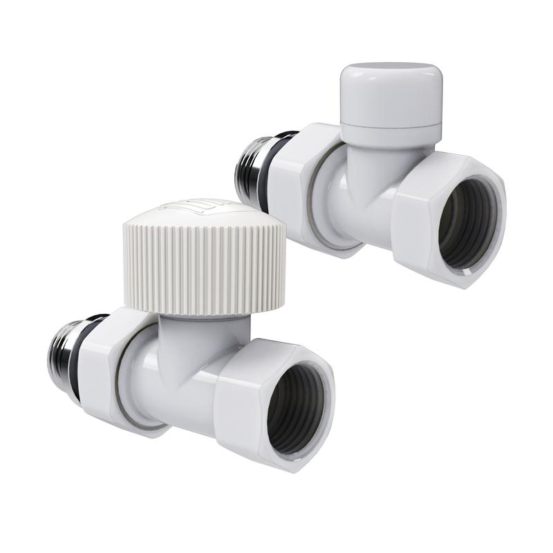 Набор термостатический прямой Design 1/2дюйм М30х1.5 бел. Royal Thermo НС-1640376