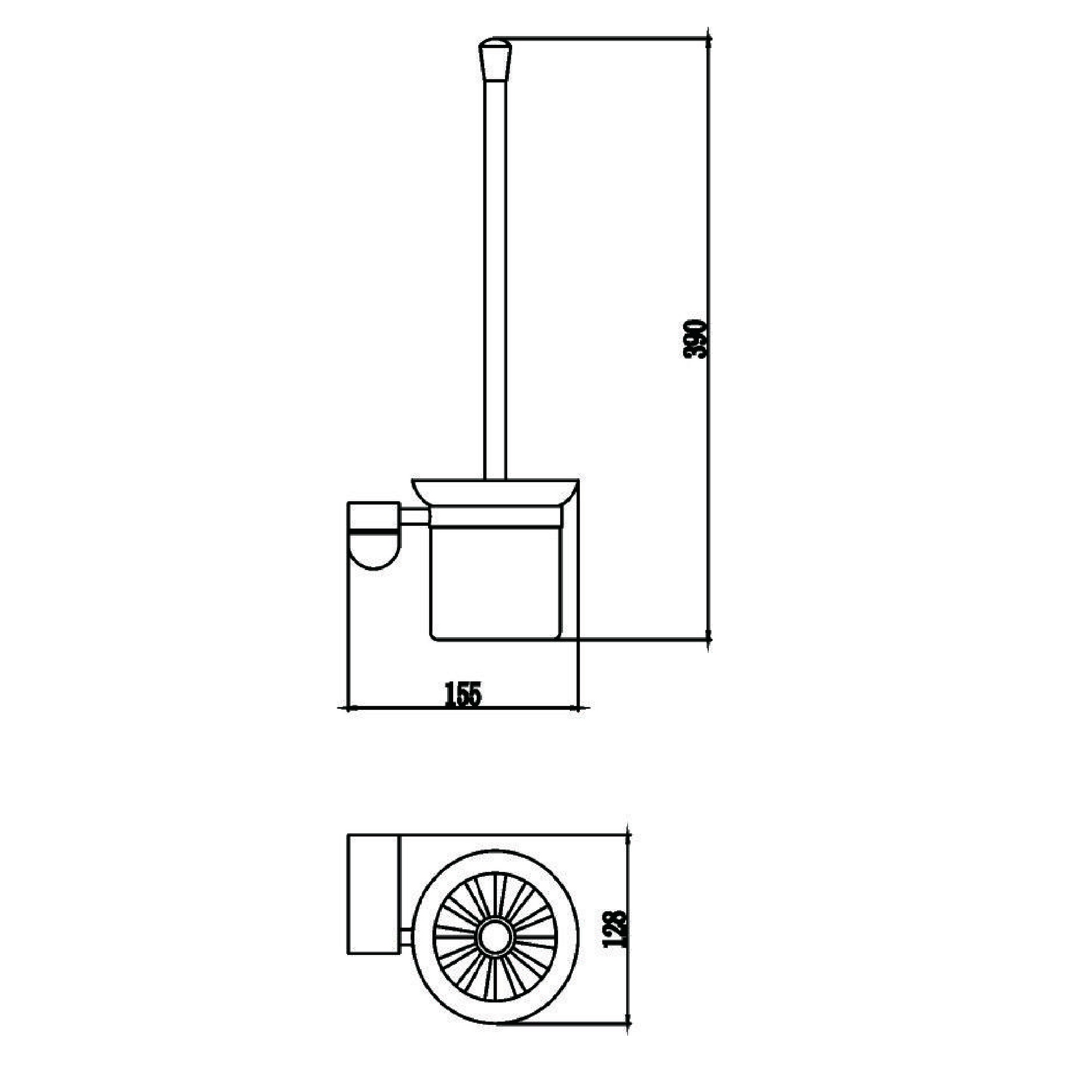 Ершик Savol S-007394, хром