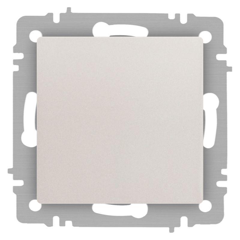 Кнопка Accent 6-109-06 10А-250В IP20 СУ перламутр. Intro Б0063615