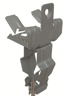 Держатель для крепления трубы к балке 4-10мм диаметр 22-30мм горизонтальный монтаж