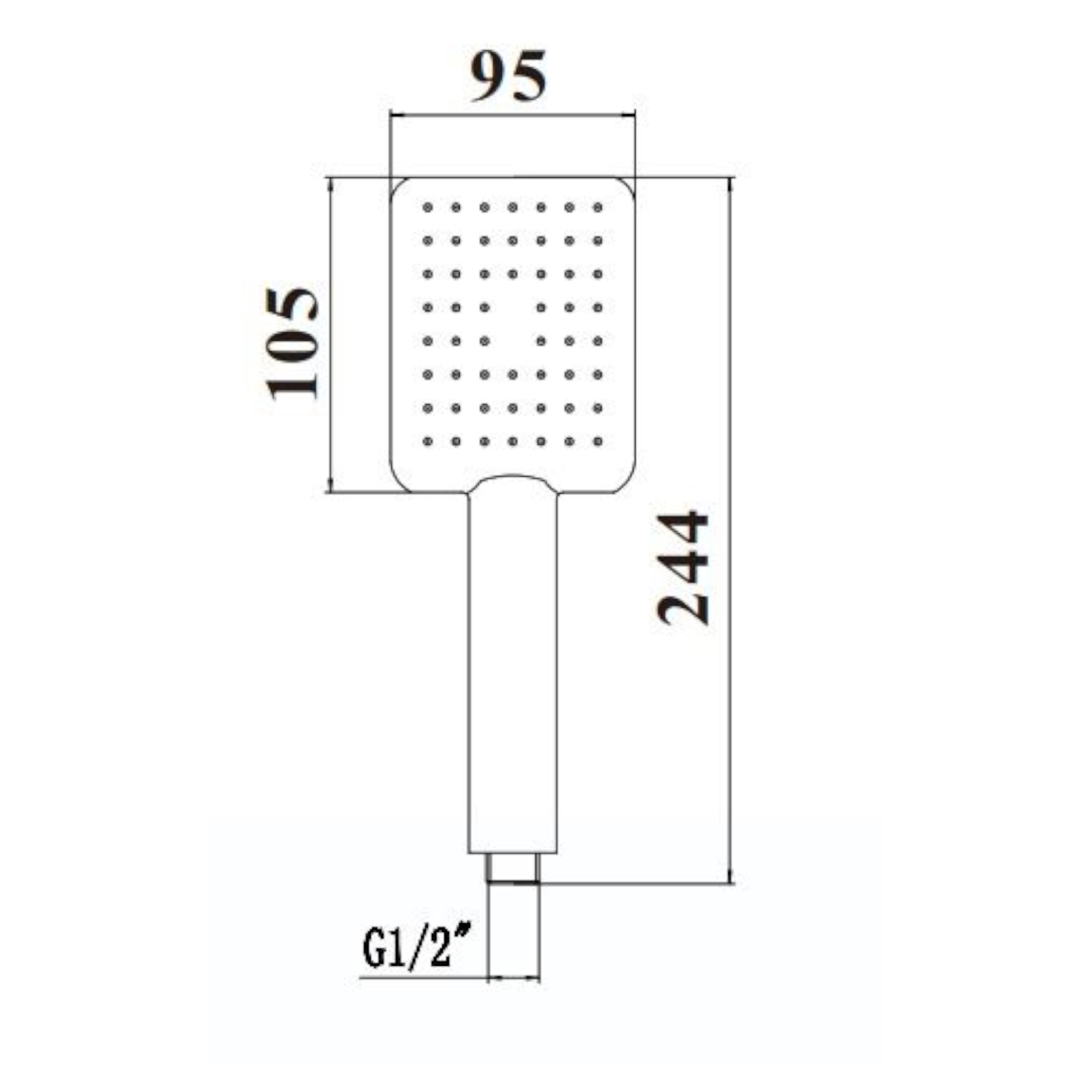 Душевая лейка Savol S-FSP01H, черный
