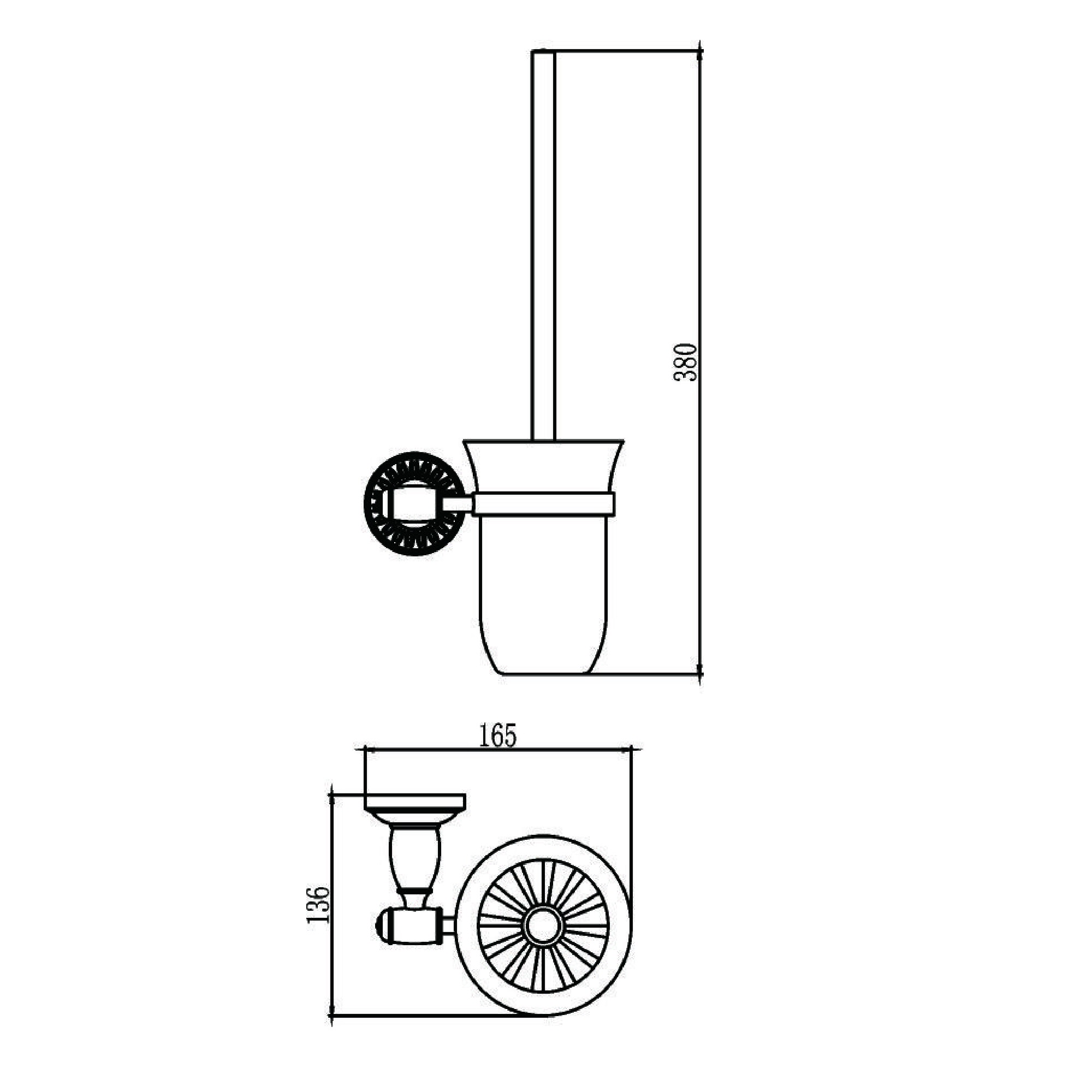 Ершик Savol S-006694C, бронза
