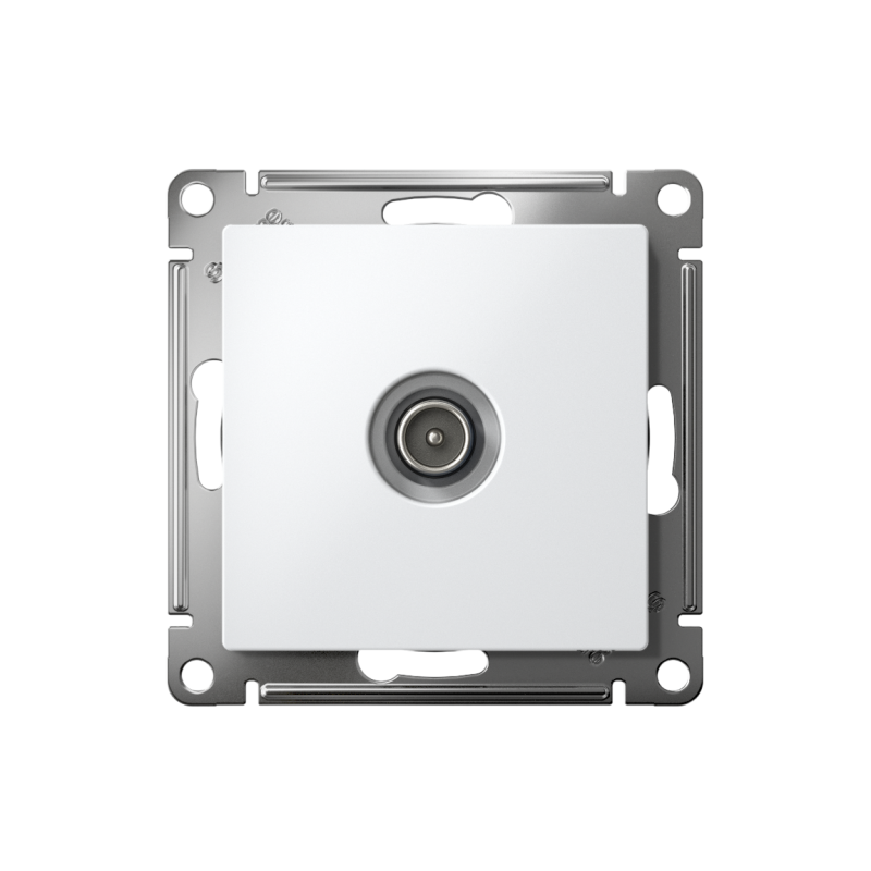 Розетка телевизионная оконечная TV AtlasDesign 1дБ механизм лотос SE ATN001391