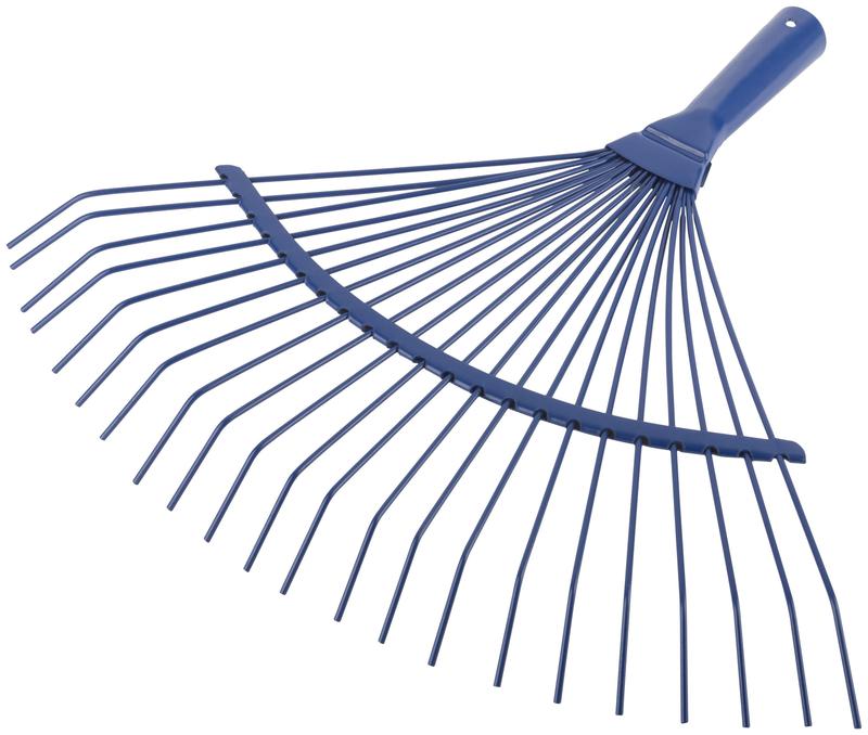 Грабли веерные проволочные 22 зуба 400х450мм без черенка 76942