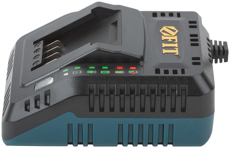 Устройство зарядное 21.5В 4.5А 0.45кг индикатор заряда FIT 79939