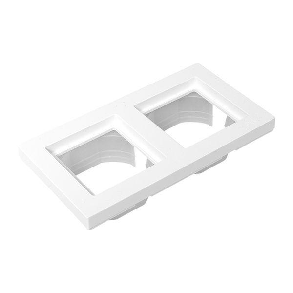 Рамка 2-м Эпика IP44 пластик бел. EKF UP1-FPW-02-44