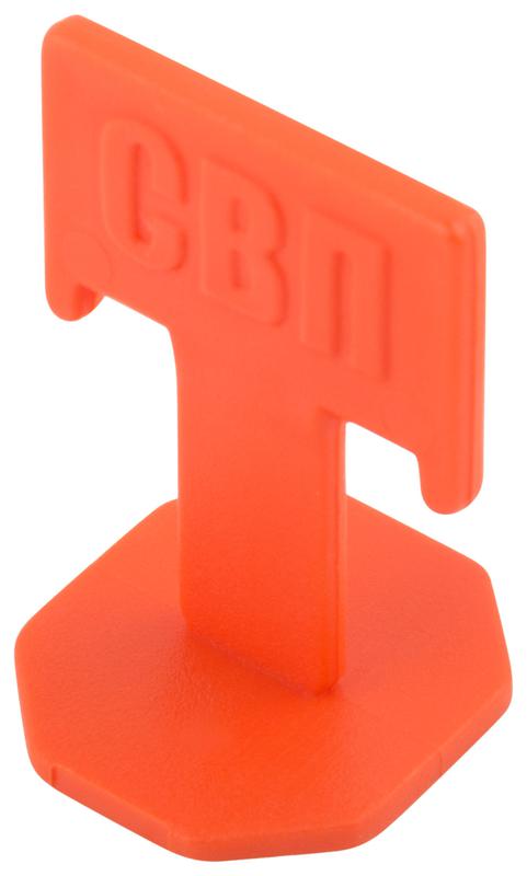 Система выравнивания плитки СВП зажимы "Флаг" ширина шва 1.5мм (уп.50шт) КУРС 16786