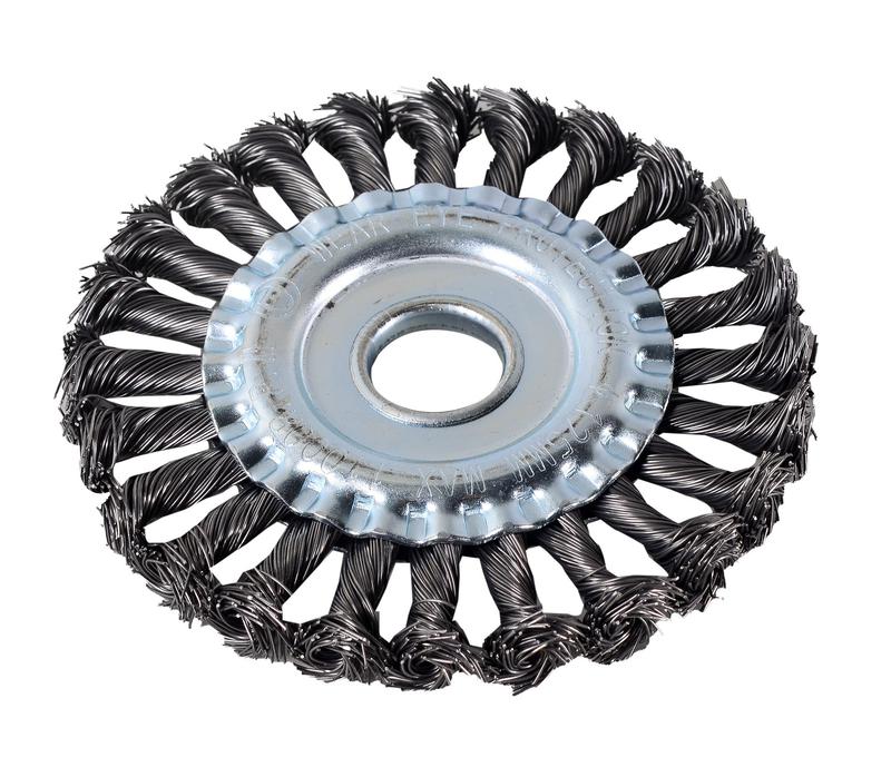 Щетка для УШМ плоская крученая 125мм Вихрь 73/1/3/46