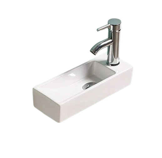 Раковина Gid N9271L 61128L подвесная белая 38x14.5x8