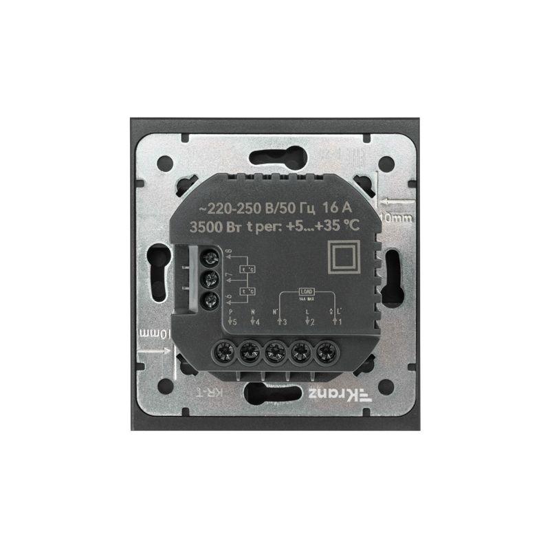 Терморегулятор СП STRONG Wi-Fi антрацит Kranz KR-78-0728-5