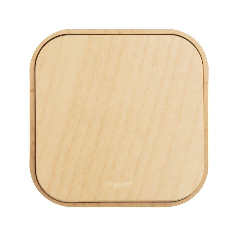 Переключатель проходной 1-кл. ОП Quteo 10А IP20 10AX дерево IEK 782264