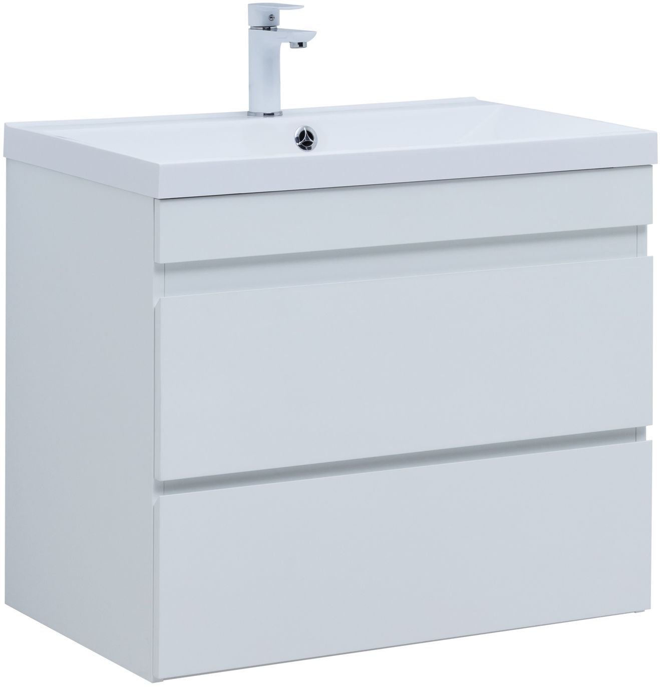 Тумба Нота new 75 цв.белый глянец (335418)