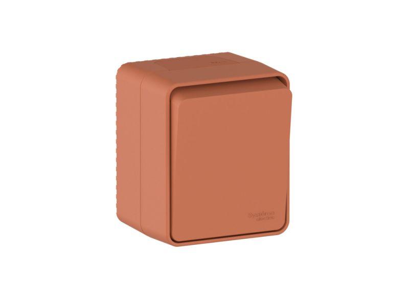 Выключатель 1-кл. ОП AtlasDesign PROFI IP54 10AX терракот. SE ATN547011