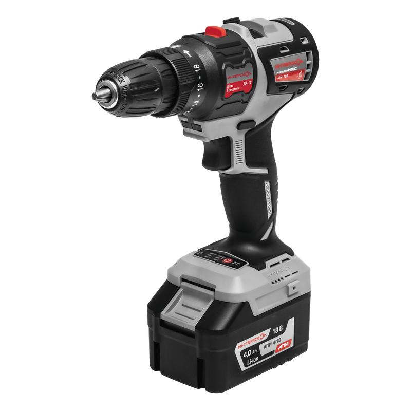 Модуль двухскоростной дрели ДА-10 МультиМАКС18 38Нм ИНТЕРСКОЛ 755.0.3.26