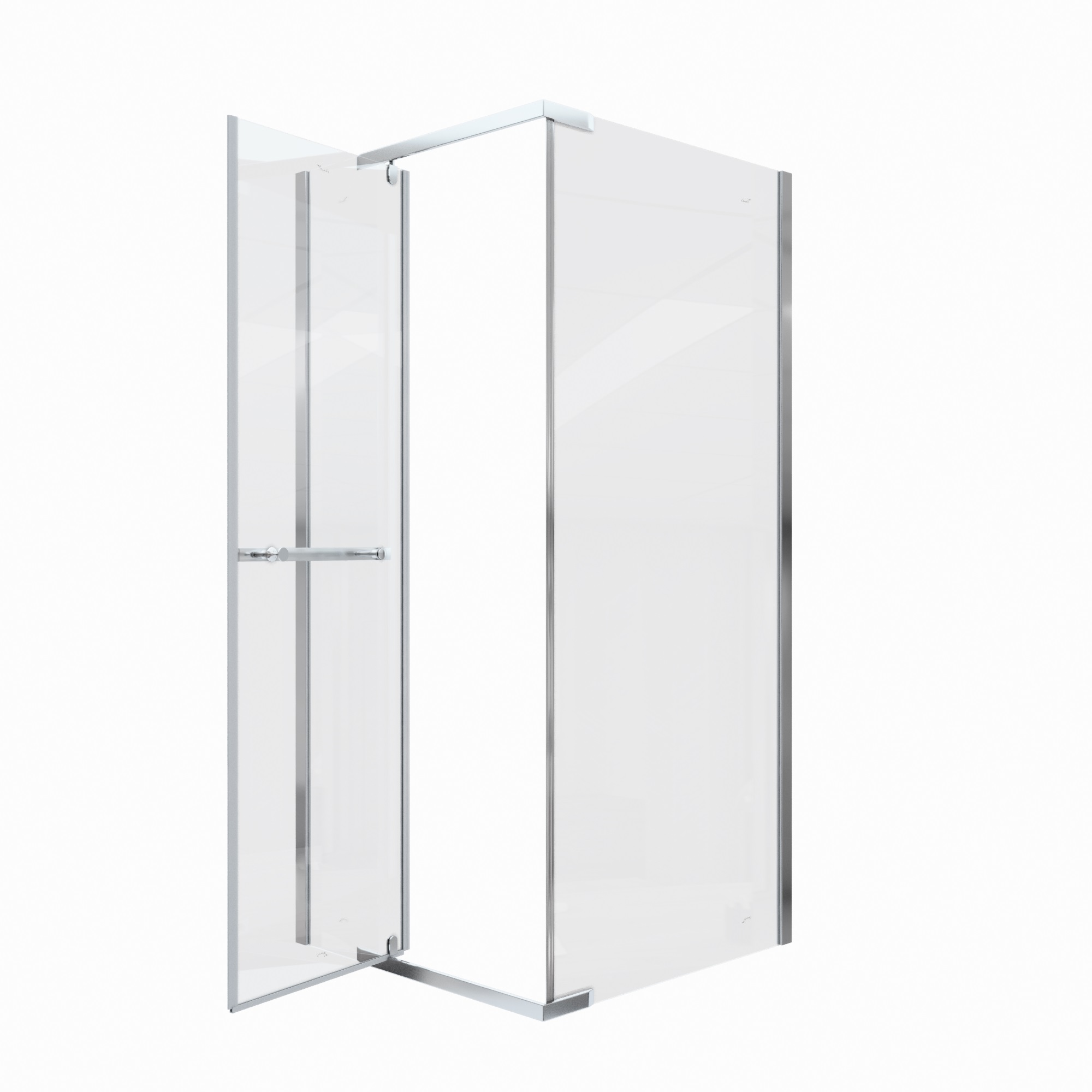 Ограждение MIMI ZQ91T душевое Ceruttispa без поддона (90x90x195)