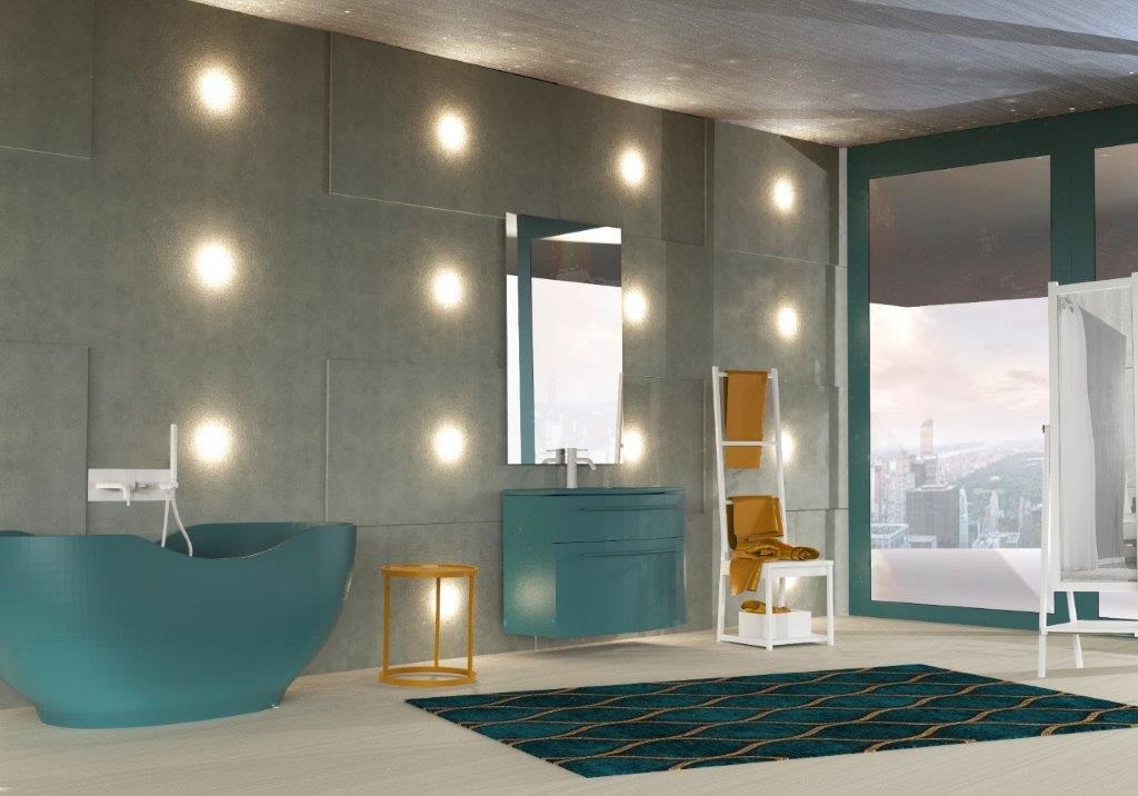 Смеситель для ванны Paffoni LIGHT LIG001BO встраиваемый на 2 выхода Белый матовый