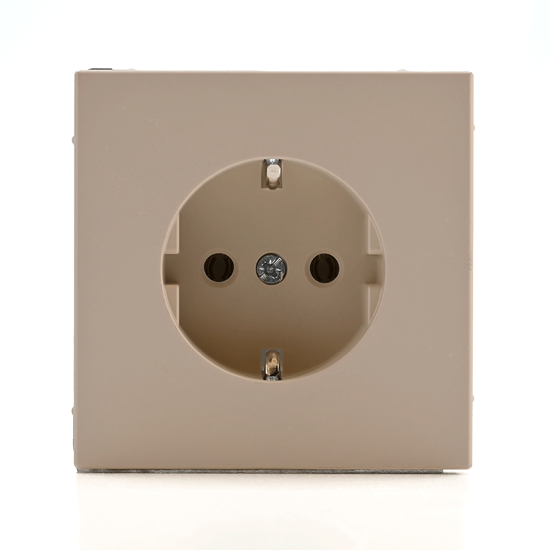 Розетка ArtGallery 16А с заземл. быстрозажим. клем. механизм песочн. SE GAL001243S