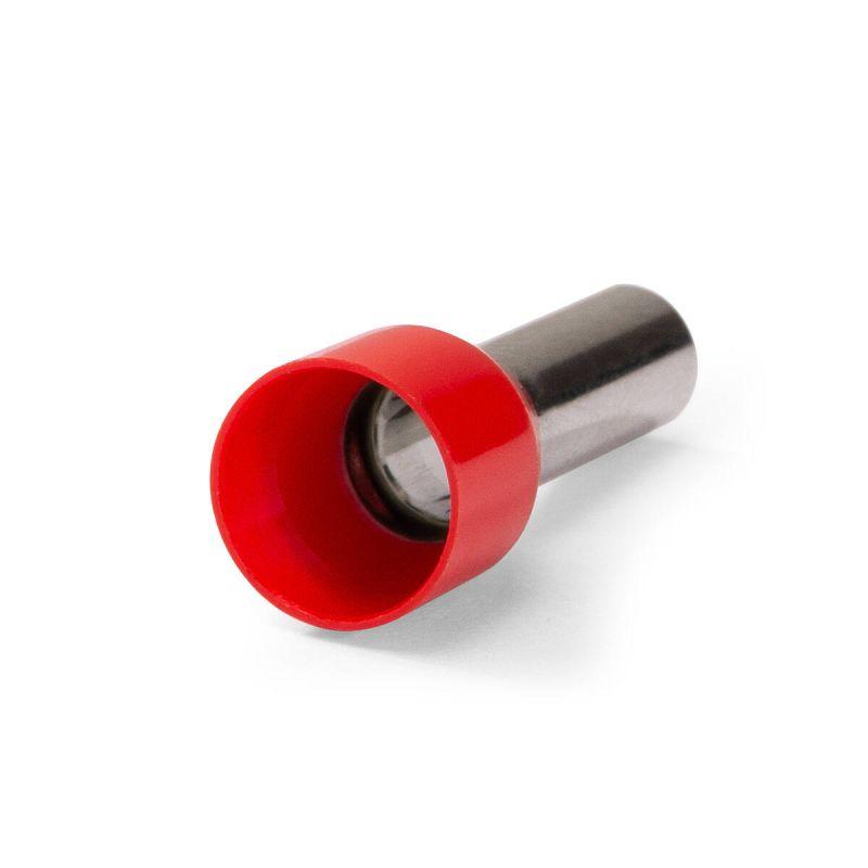 Наконечник штыревой втулочный изолированный НШВИ 10-12 ЕВРО красн. КВТ 103207