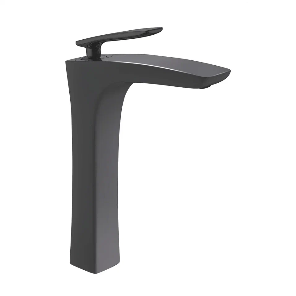 Смеситель для раковины высокий Rose R27H R2711H, черный