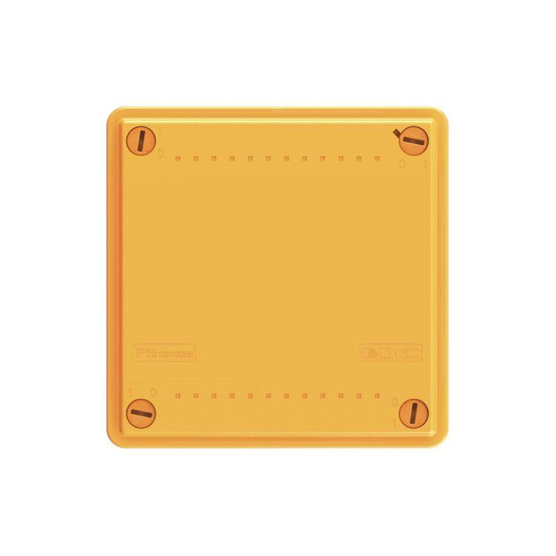 Коробка ответвительная FS 100х100х50мм IP56 4п 450В 6А 4кв.мм с гладкими стенками и клеммниками пластик. DKC FSB10404