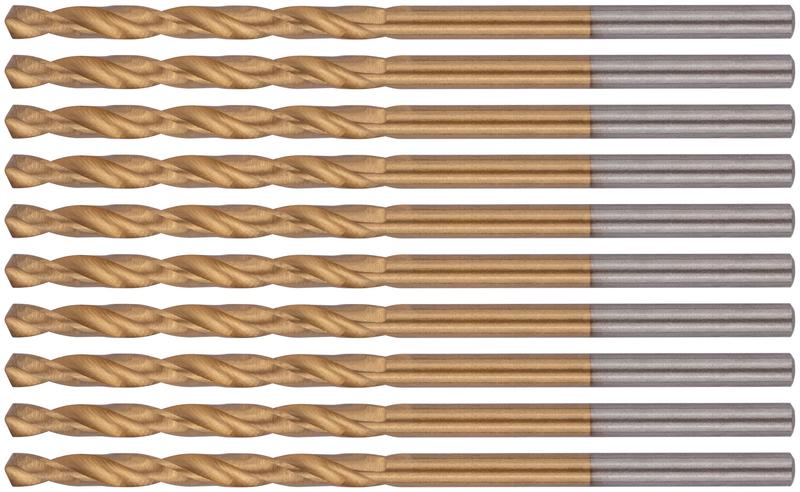 Сверло HSS по металлу титановое покрытие 2.5мм (уп.10шт) FIT 34125