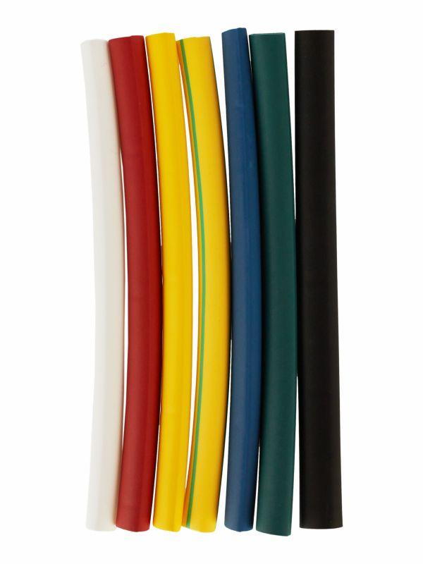 Набор трубок термоусадочных нг-LS 6/3 100мм 7 цветов по 3шт IEK UDR10-006-003-021-S