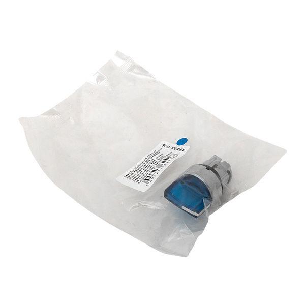 Механизм переключателя исполнительный XB4 IP65 на 3 положения возвратный без фиксации с подсветкой с короткой ручкой син. EKF XB4BD3L-B-65