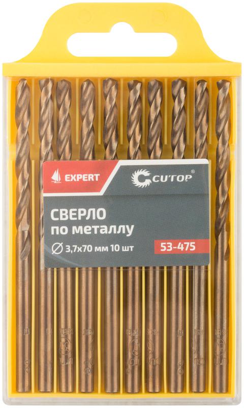 Сверло по металлу EXPERT 3.7х70мм (уп.10шт) Cutop 53-475
